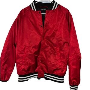 Shaka Wear Men's Small Jacket Red Puffer Lightweight  Streetwear Casual Warm